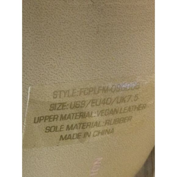 French Connection Women's 9 Gold Ankle Strap Platform Peep Toe High Heel Pumps - Picture 9 of 10